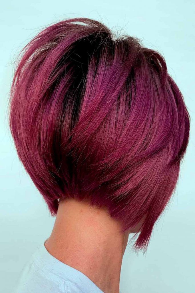 red violet hair color ideas