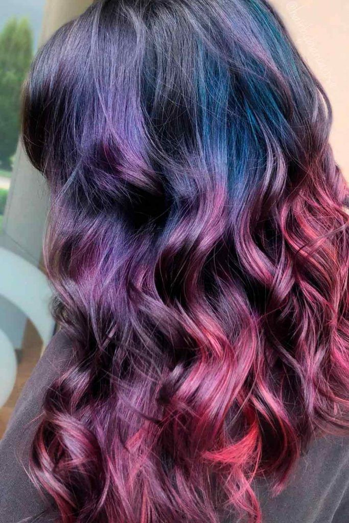 red purple hair color ideas