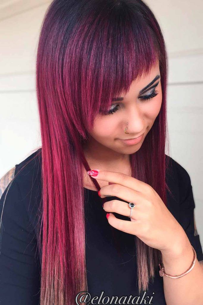 redde Skaldet handicap 13 Purple Red Hair Is The New Black | LoveHairStyles.com