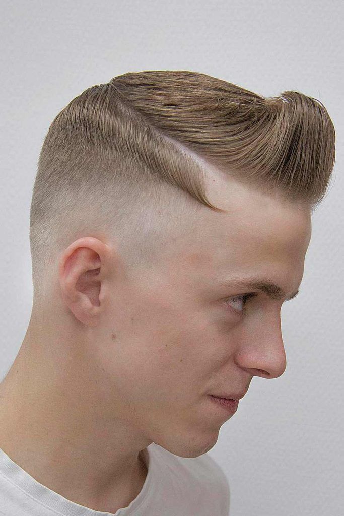 Undercut With Pompadour, bald high fade, bald taper fade haircut, bald taper fade