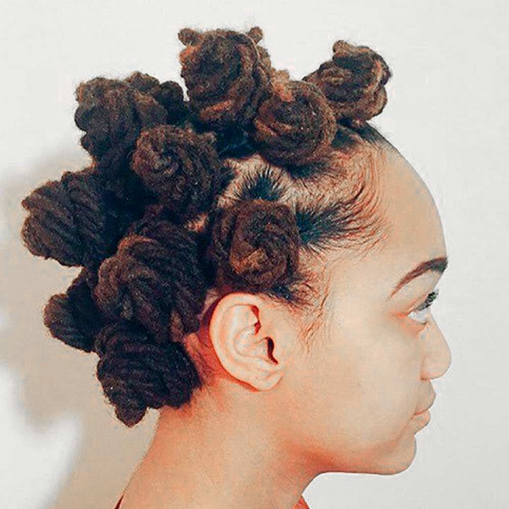 Fall Inspired, hair knots, bantu knot, hair style knots