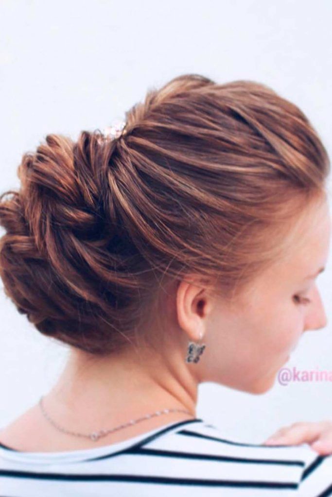 Elegant French Twist For Wedding, formal up do hairstyles, formal updos hairstyles, formal bun hairstyles, elegant wedding hairstyles