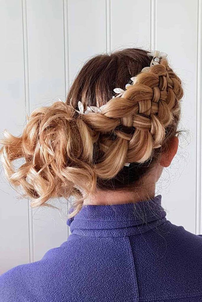 Braided Updos, hairstyles for formal wear, elegant half updos, hairstyles for formal event