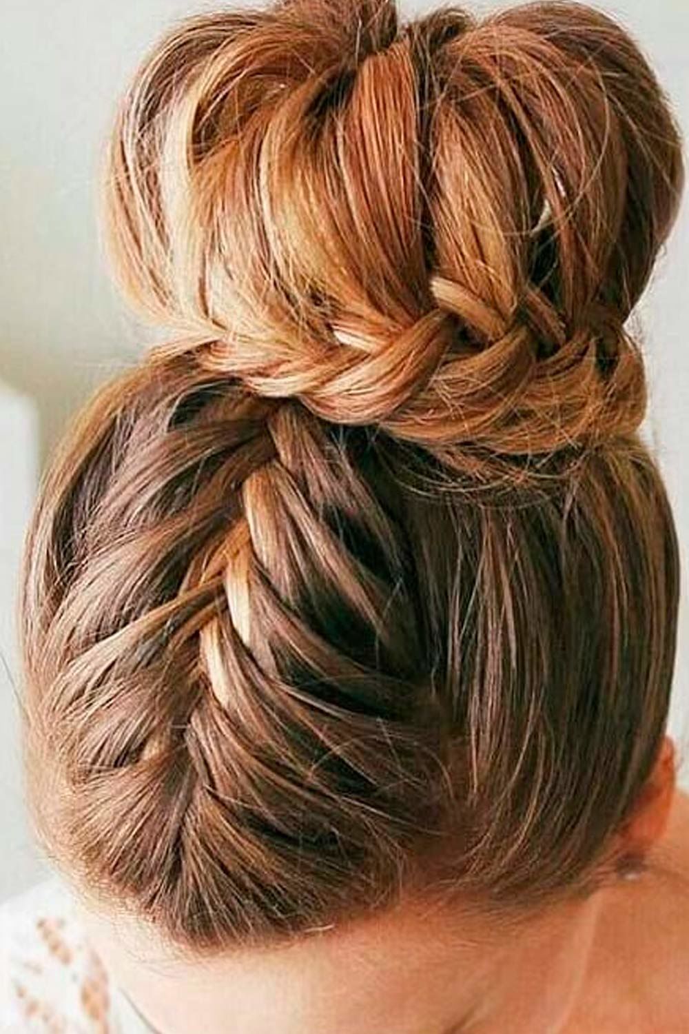 Double Braided Updo, cute updos for medium length hair, updos for medium layered hair, updos for thick medium length hair 