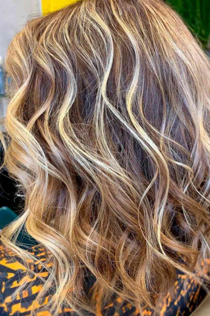 dirty blonde hair with brown highlights