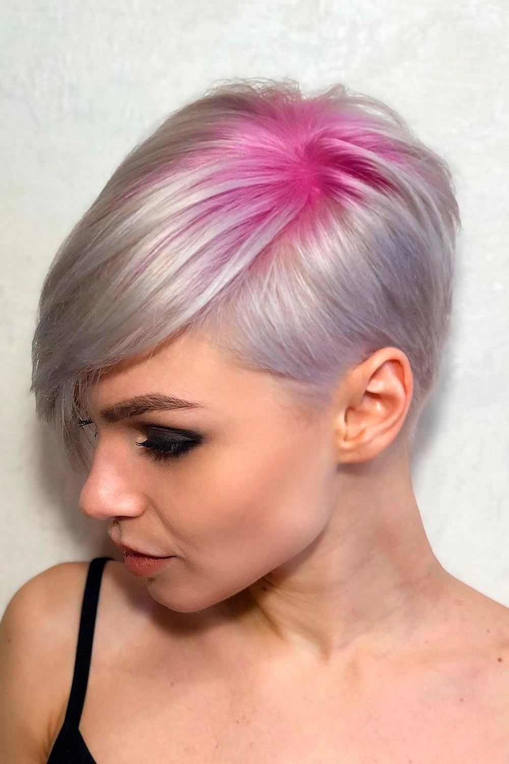 short pink ombre hair