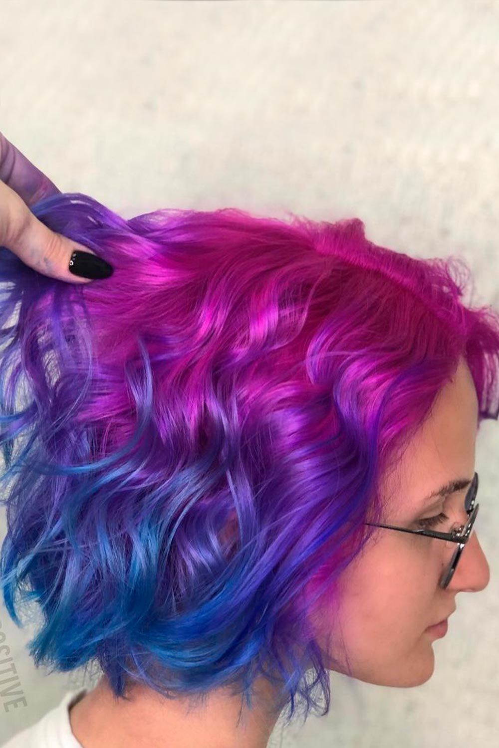 Fabulous Purple and Blue Hair Styles 
