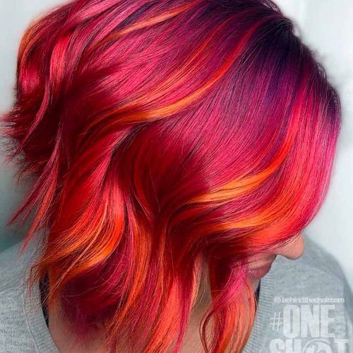 Beautiful Red Ombre Hair