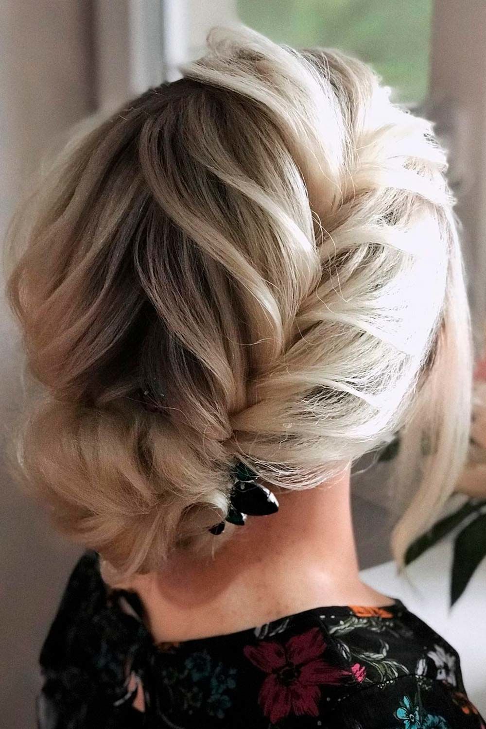 French Braid With Twisted Bun 