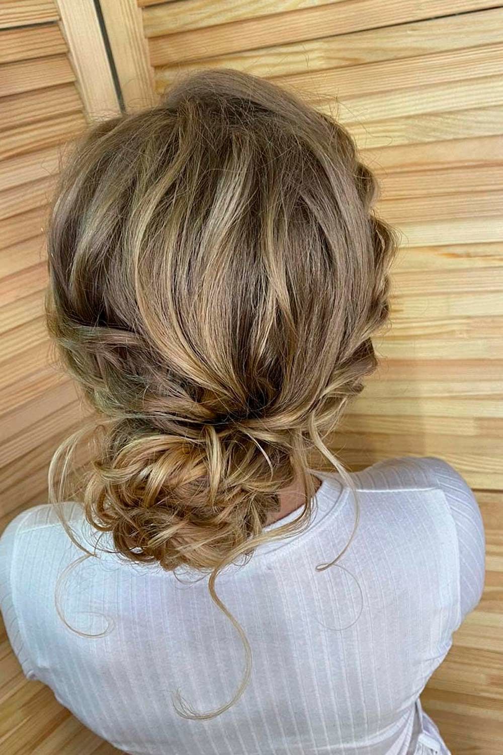 Dutch Crown Braids Into Messy Bun 