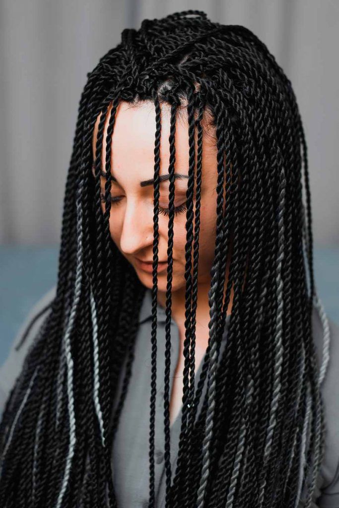 Unbelievable Face-Framing Twists, senegalese twist hair, hairstyle for senegalese braids, senegal twist hairstyle