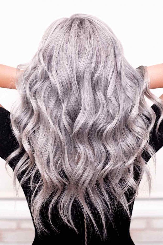 silver white hair dye