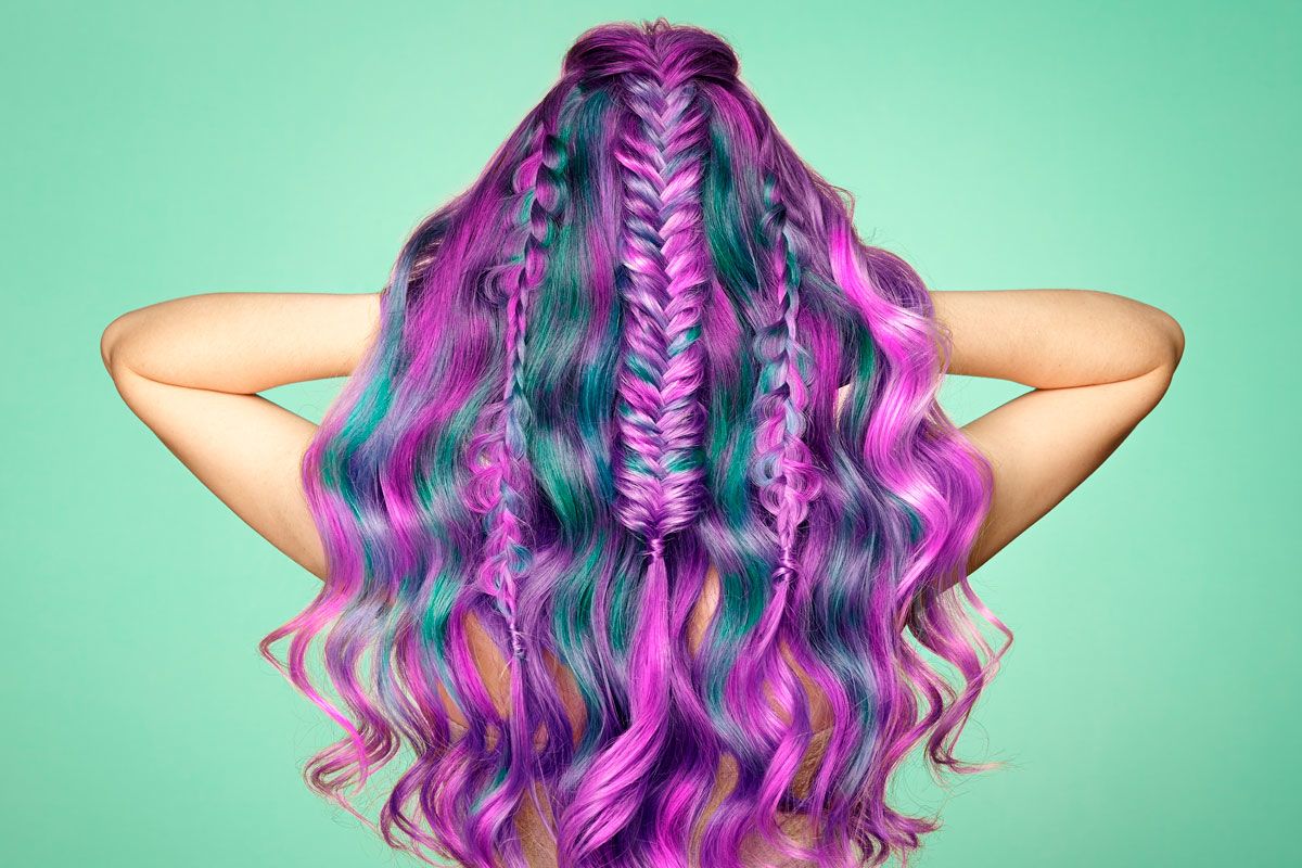 Fabulous Purple and Blue Hair Styles 