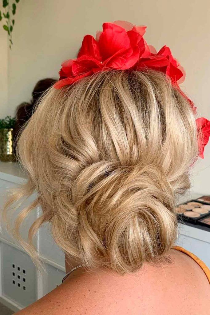 A Classy Low Bun, wedding hairstyle updos for long hair, elegant updos for wedding, wedding hair style updos