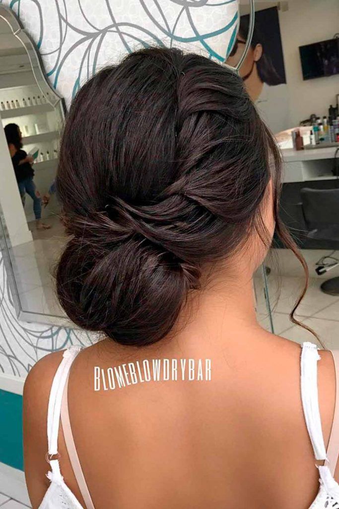 A Twisted Halo Braid, wedding hair style updos, wedding bun updos, hair updos for wedding