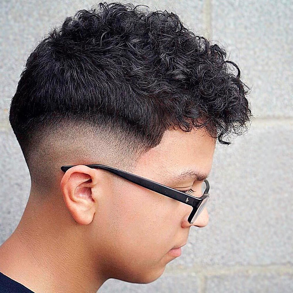 Curly Long Top And Shaved Sides, haircut styles for boys, haircuts for boys with curly hair, boy hair, boy hair cuts, boys haircuts longer