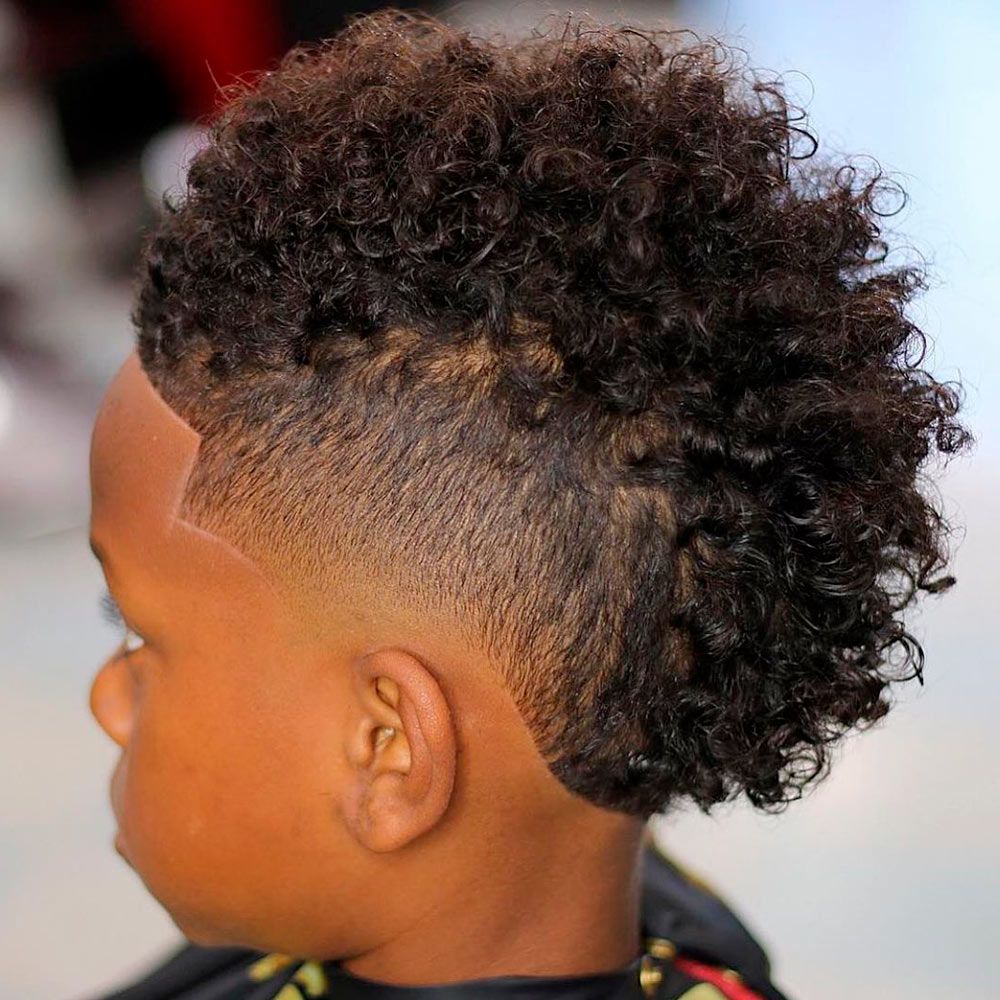 Curly Long Top And Shaved Sides, nice haircut for boys, how to cut little boys hair, haircuts for boys with curly hair, haircut styles for boys