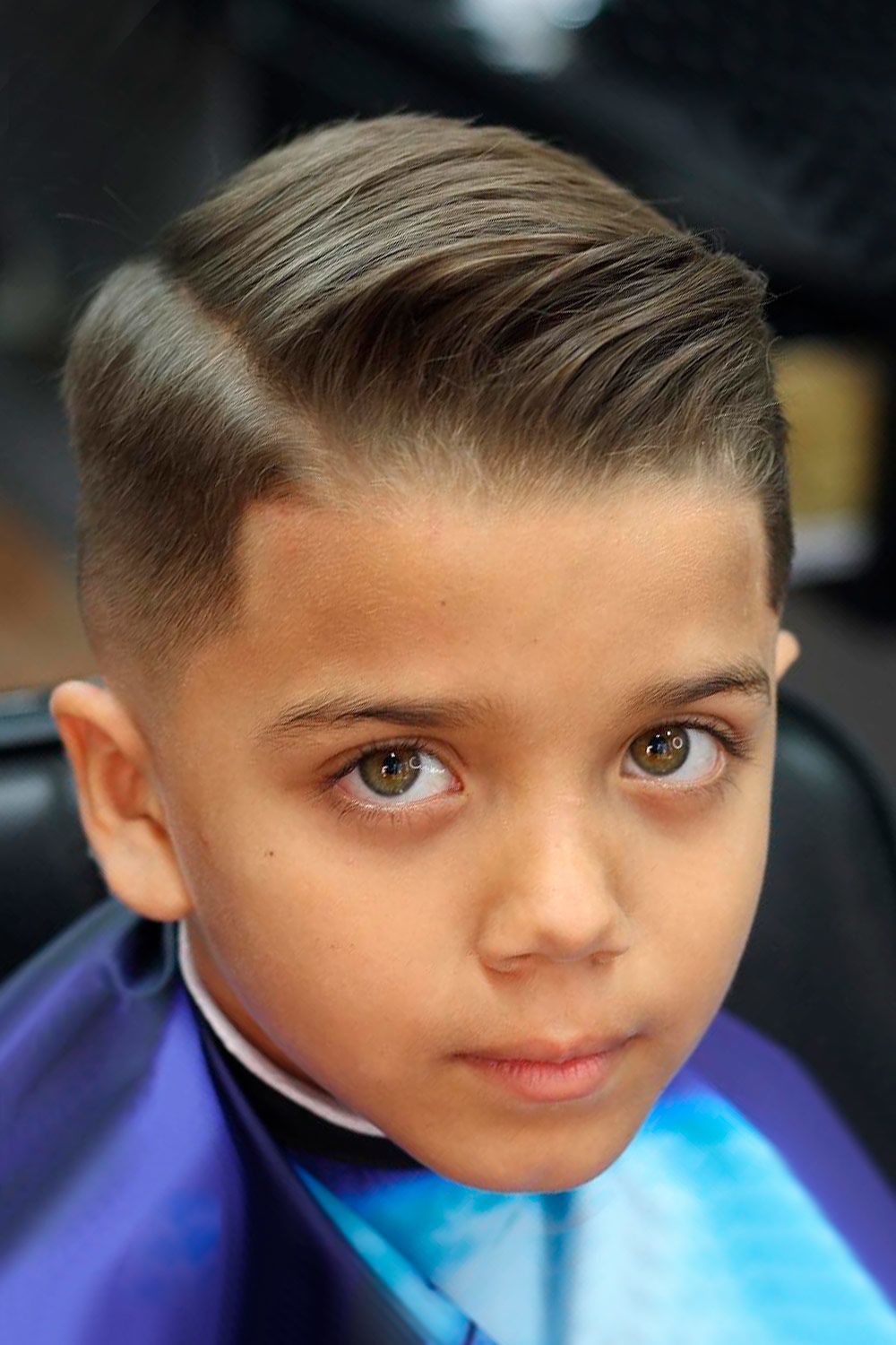 Boy Haircuts Trends Medium Hair Side Parted 