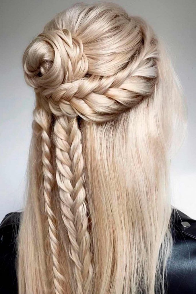 Side Braided Graduation Hairstyle For Long Hair