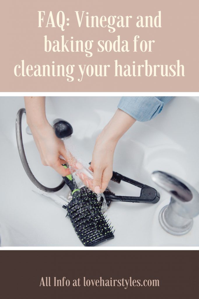 how to clean hair products off combs, #lovehairstyles #faq #hairbrush #vinegar #bakingsoda