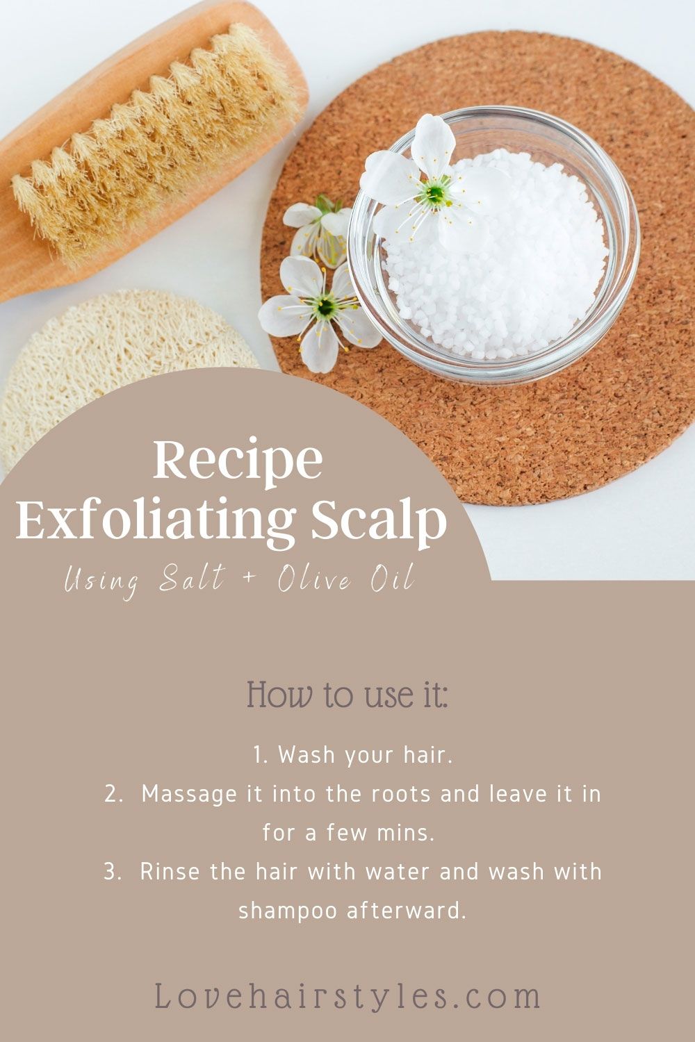 Salt + Olive Oil Recipe To Exfoliate Scalp At Home