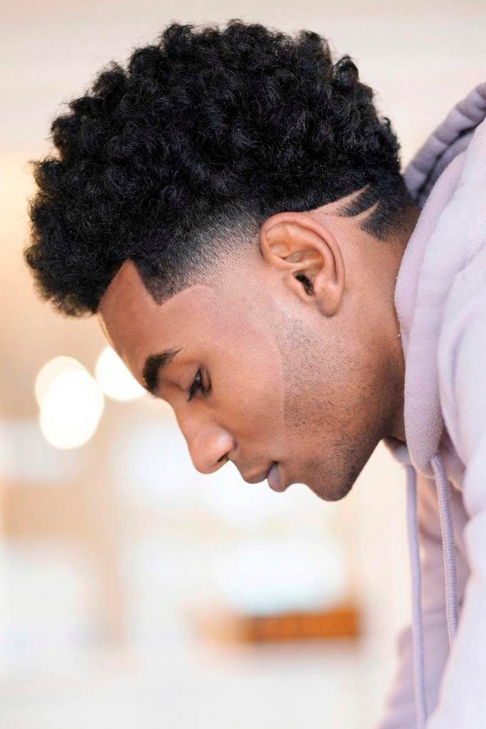 black men haircuts with designs