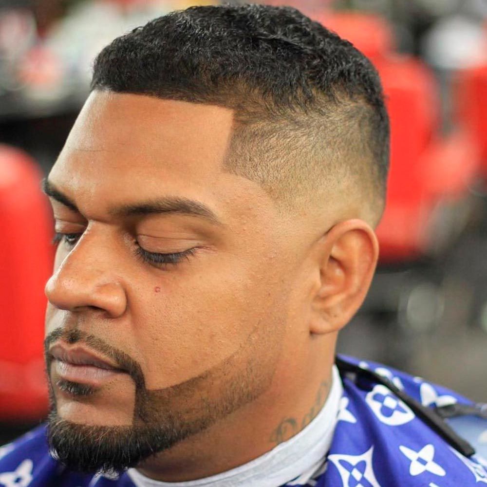 Black Men Haircuts With Short High Fade