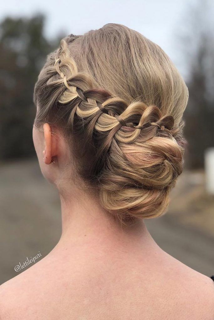 Four Strand Braid Updo