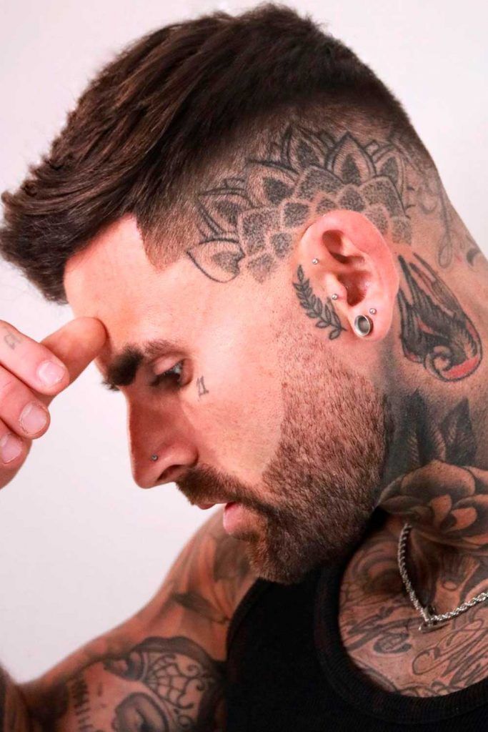 Top 70 Head Tattoos For Men