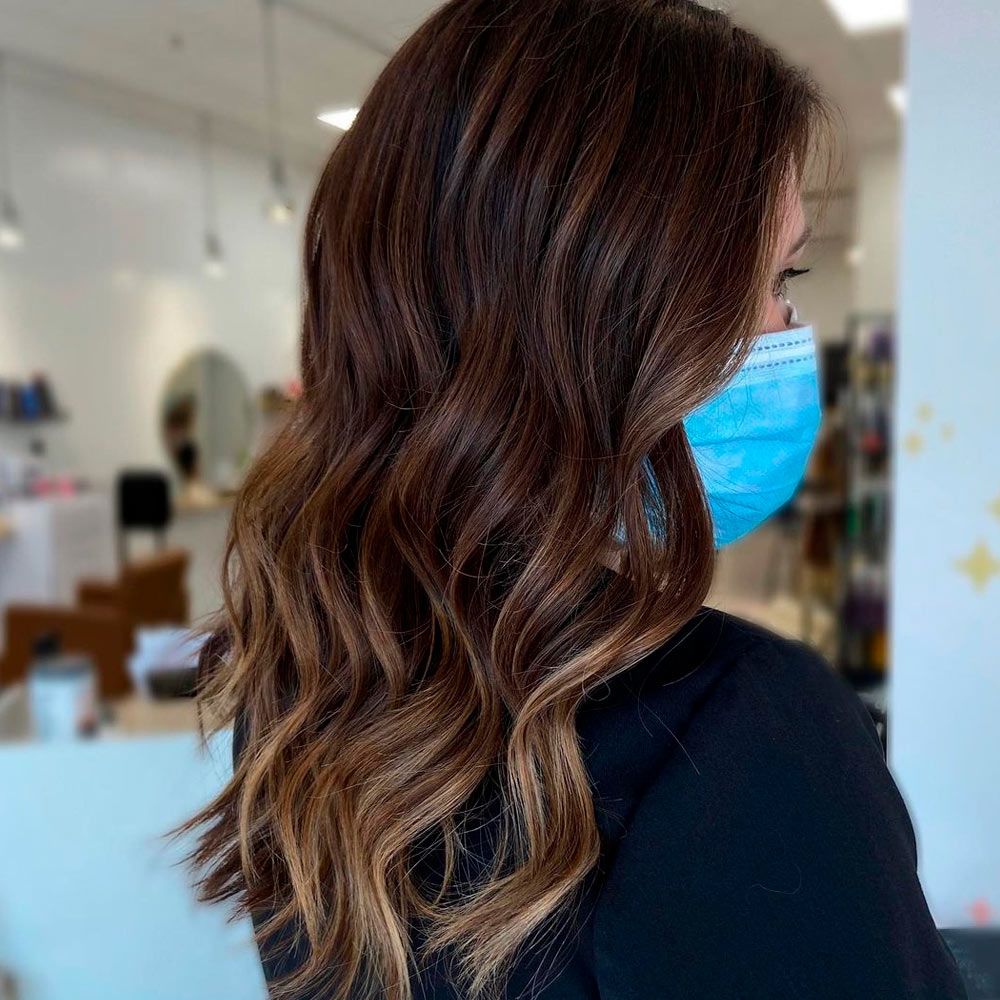 Chestnut Brown Balayage