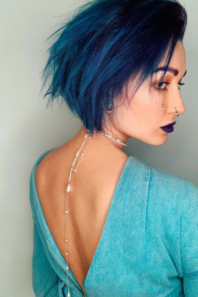 Fantasy Blue Hair Color