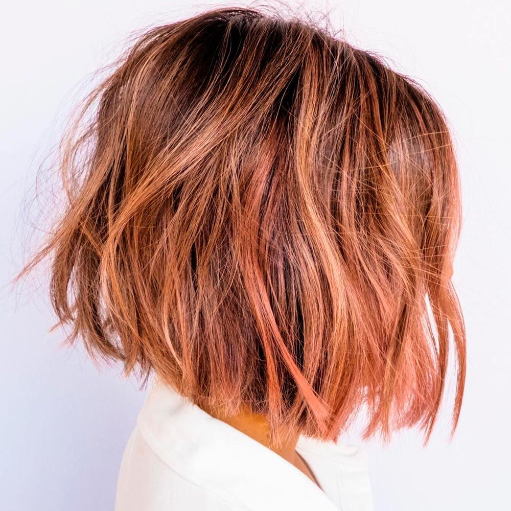 Dark Coral Copper Hair