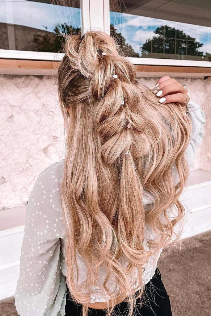 Half-Up Pull Through Braid