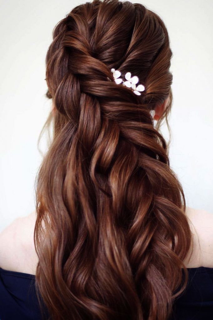 Simple Dutch Braid Half-Up 