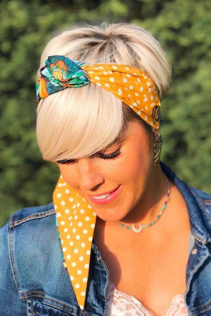 Short Hairstyle With Headband #headband #easyhairstyles