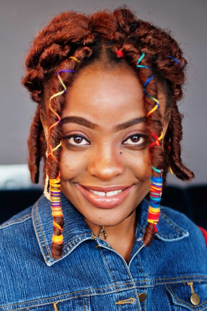 Hairstyles For Short Dreads