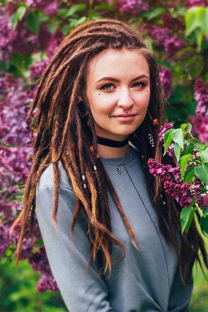 Hairstyles For Long Dreadlocks