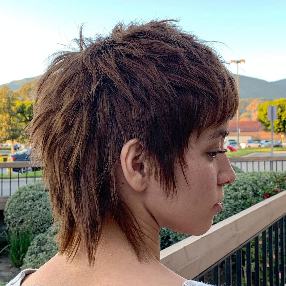 Female Mullet Modern Haircut 