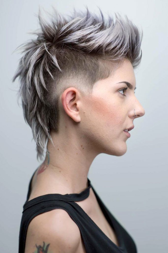 Punk-style Mullet