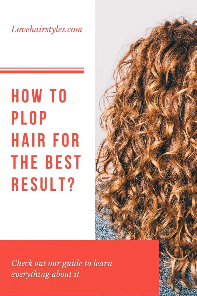 What Does Plopping Curls Mean?