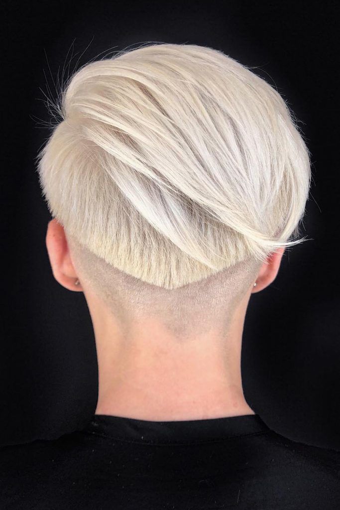 Pixie Bob With Clean Shaved Sides