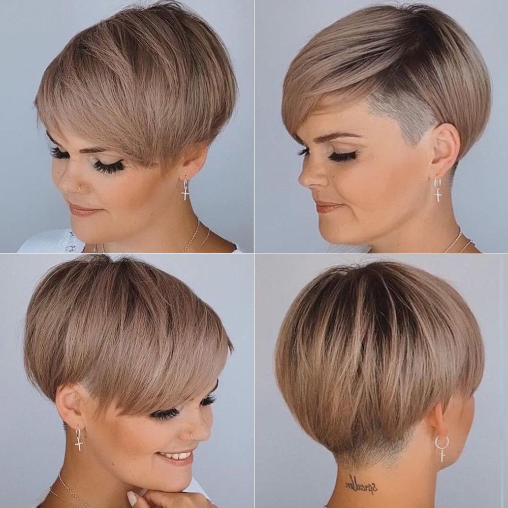 Pixie Bob With Side Undercut