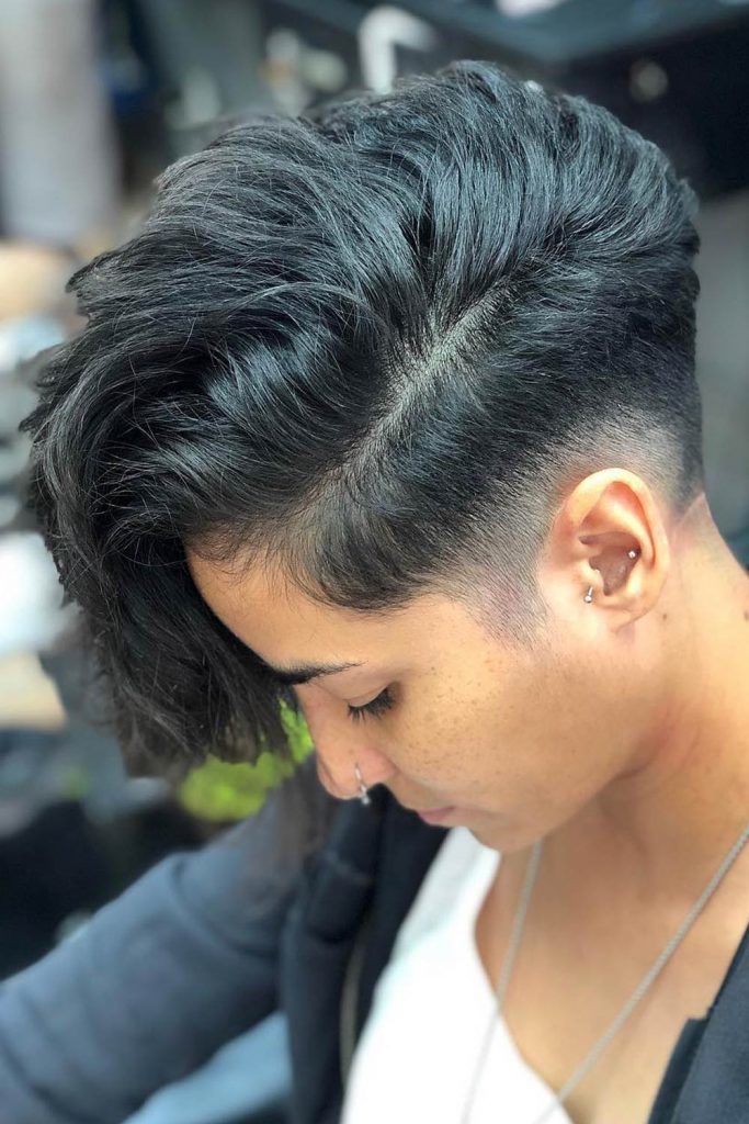 androgynous hairstyles undercut