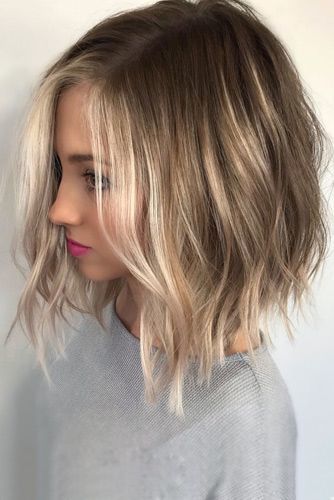 Messy Medium A-Line Bobs