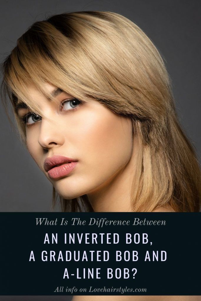 What Is The Difference Between An Inverted Bob, Graduated Bob, And A-Line Bob? #invertedbob #bob