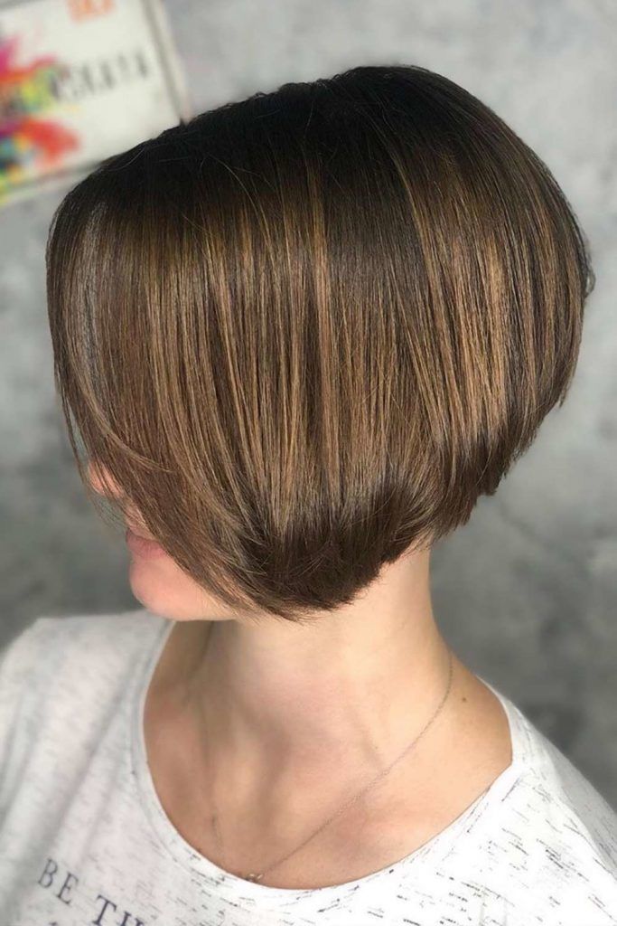 Rounded Bob With V-Cut Layers