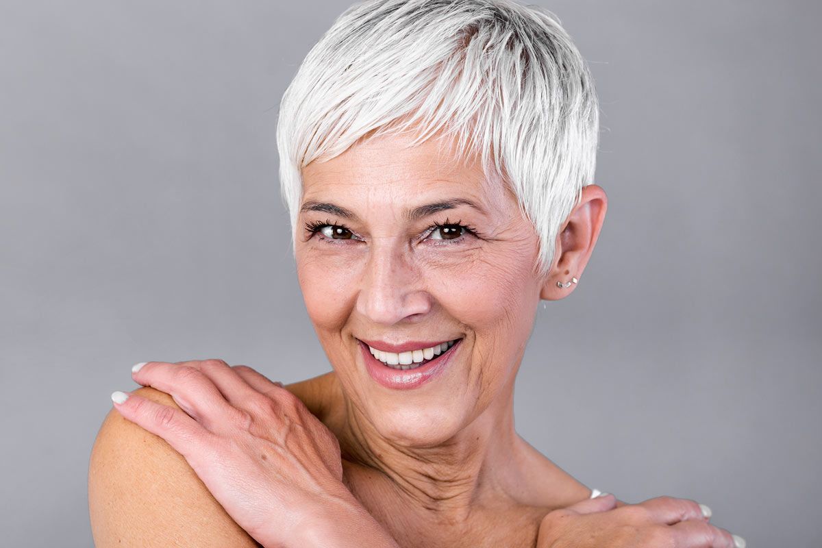 Image of Pixie cut for oval face over 50