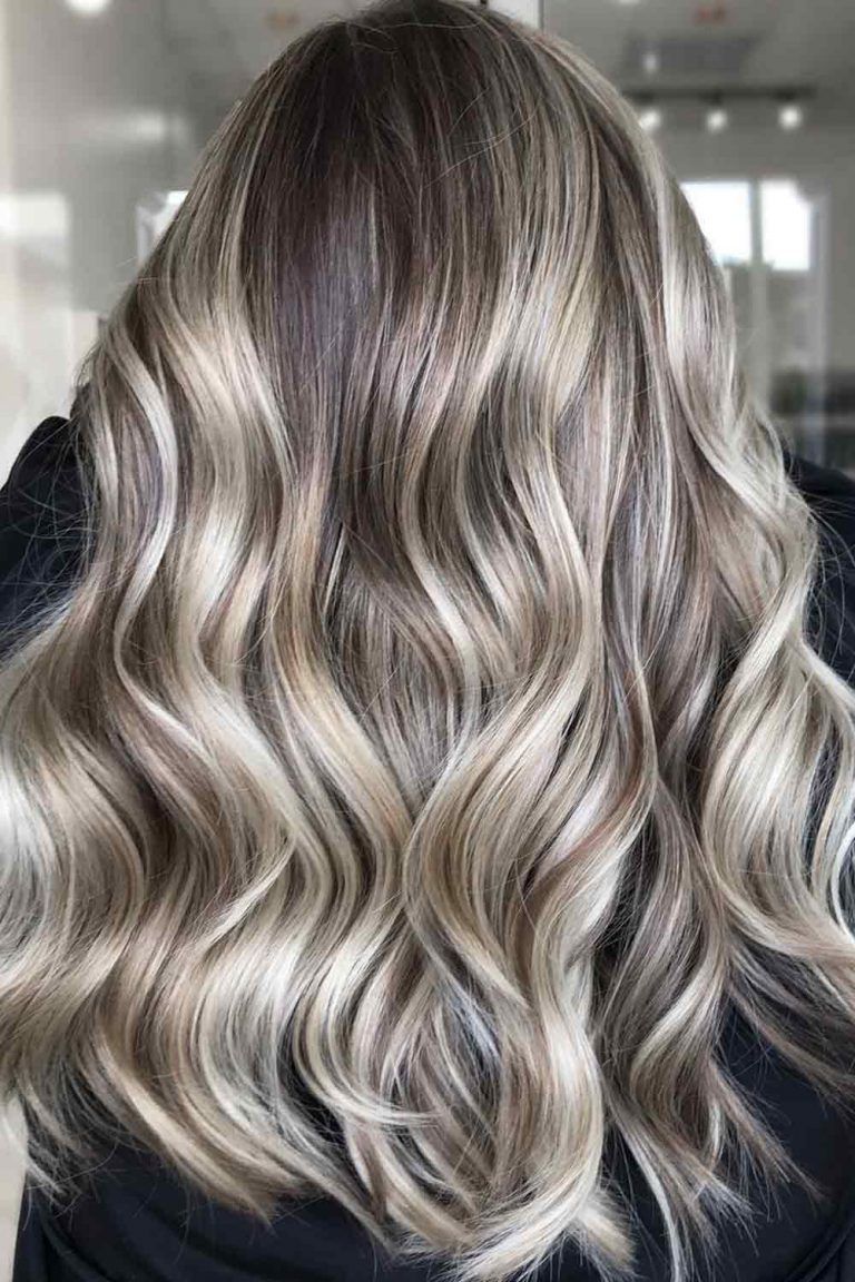 Hot Looks With Ash Blonde Hair And Tips   Ash Blonde Hair Long Brunette Ombre Icy Tint 768x1152 