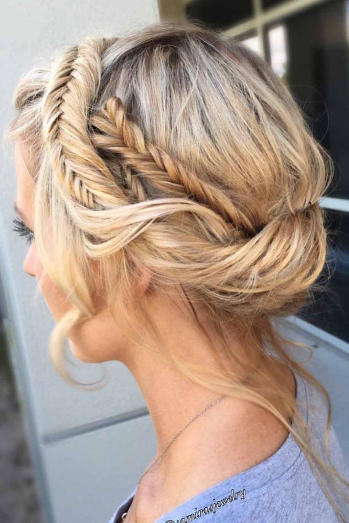 Graceful Fishtail Crown Braid