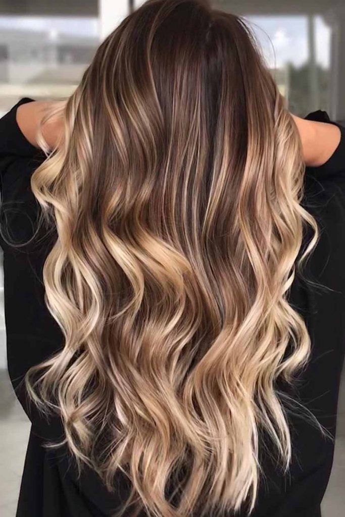 dirty blonde hair with brown highlights